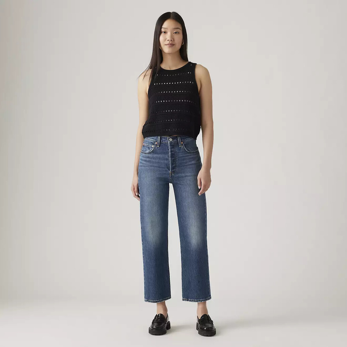 Ribcage Straight Ankle Jeans my honor no dx, LEVI'S