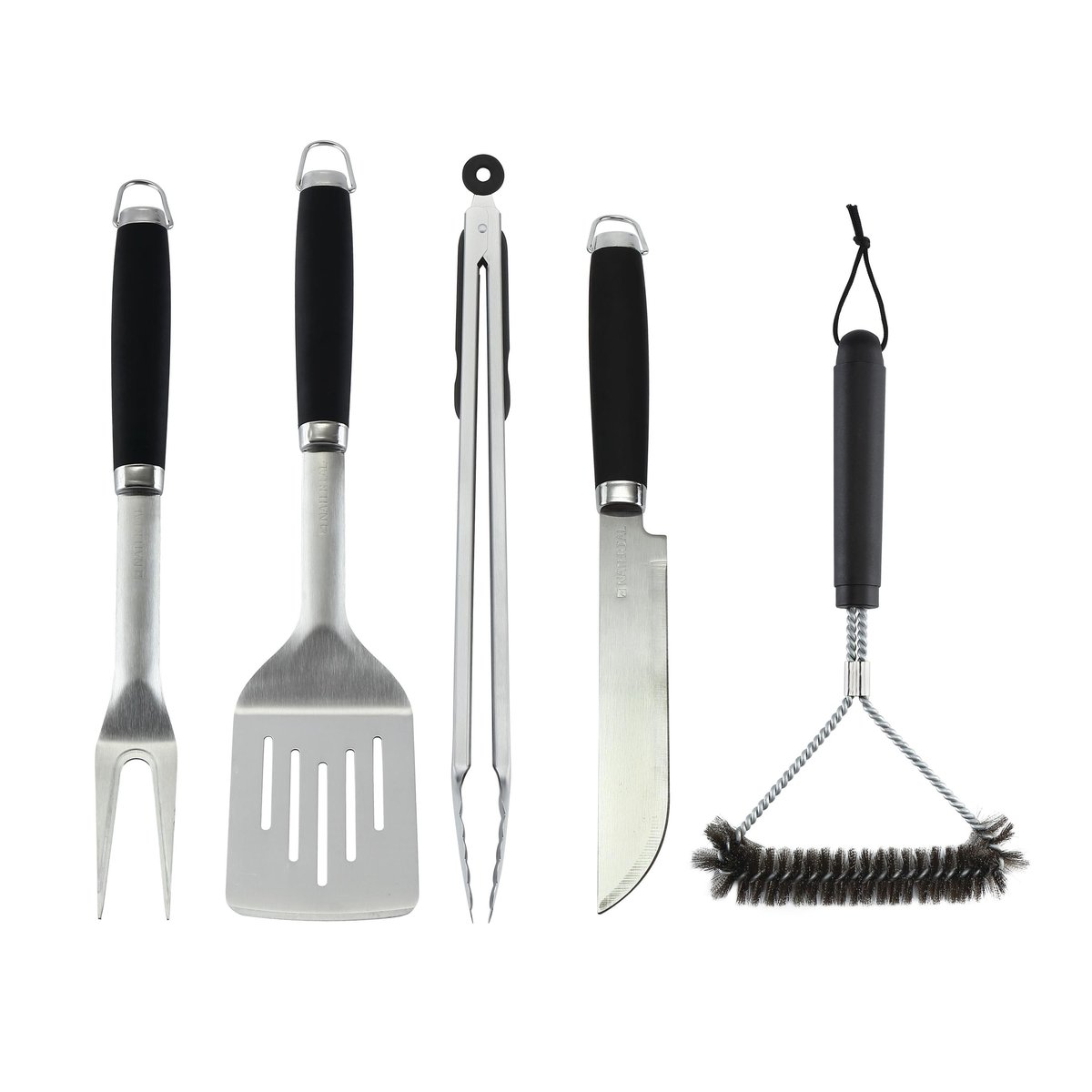 Set accessoires cuisson acier inox, NATERIAL gris / argent, NATERIAL