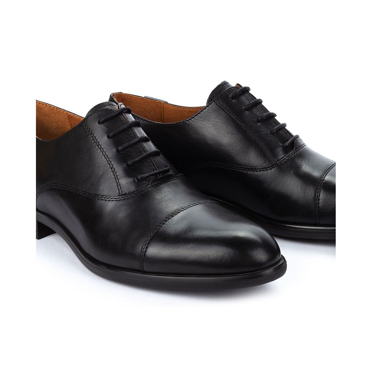 Chaussures à lacets cuir Bristol black, PIKOLINOS
