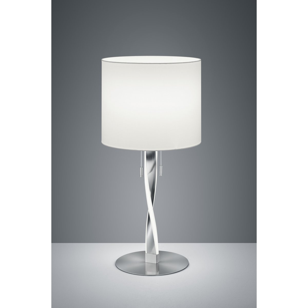 Lampe design en métal, NANDOR gris, TRIO