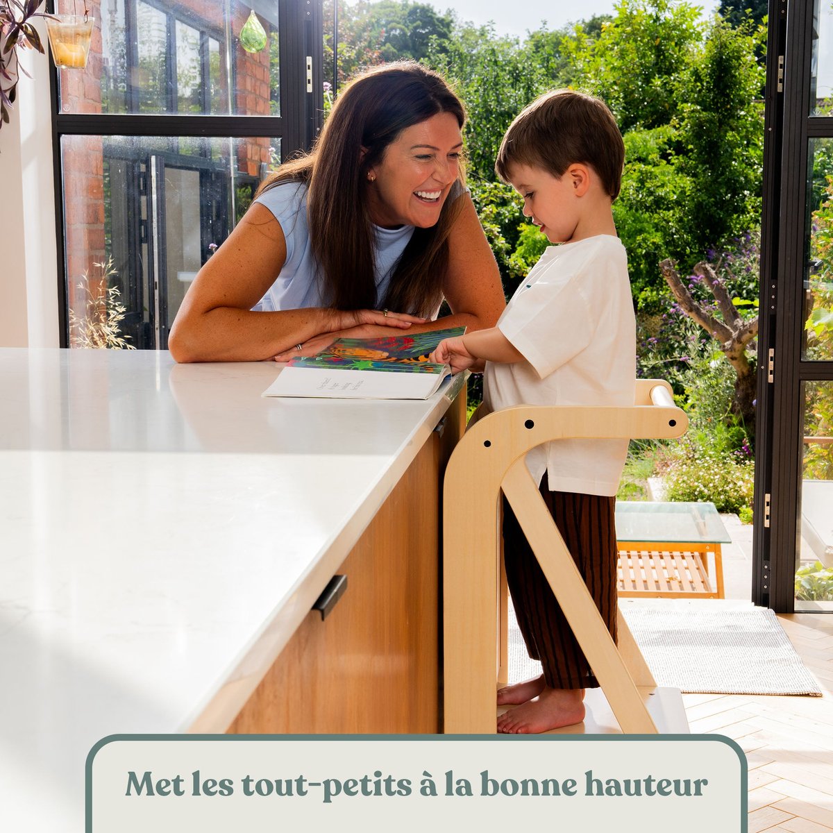 Tour d'apprentissage et tableau marron - blanc, ACTIVE TOTS