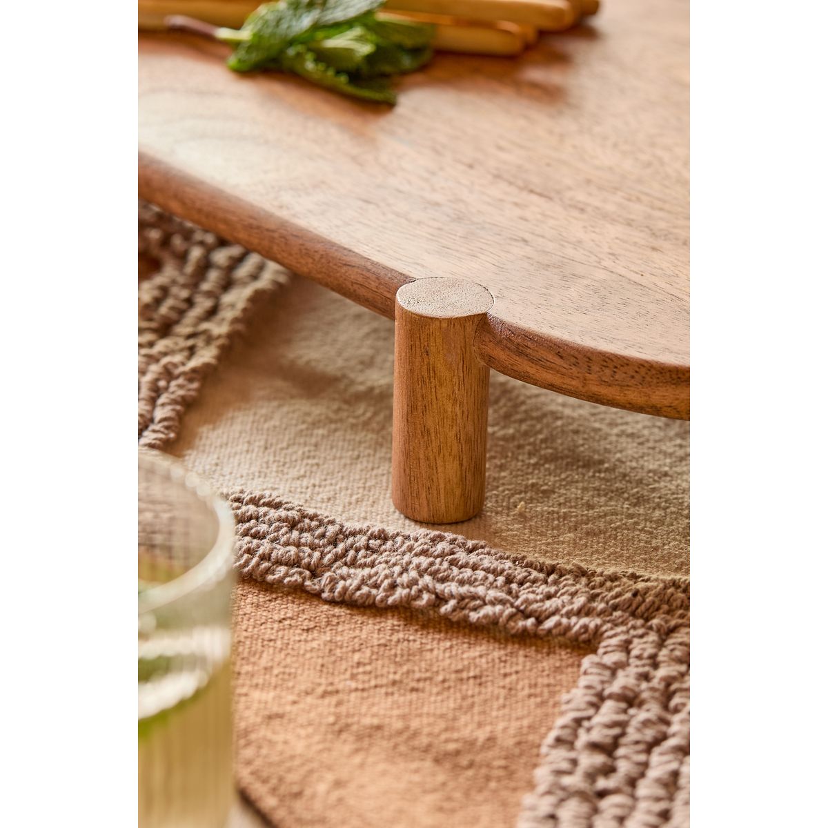 Planche en bois avec pieds naturel, NEXT
