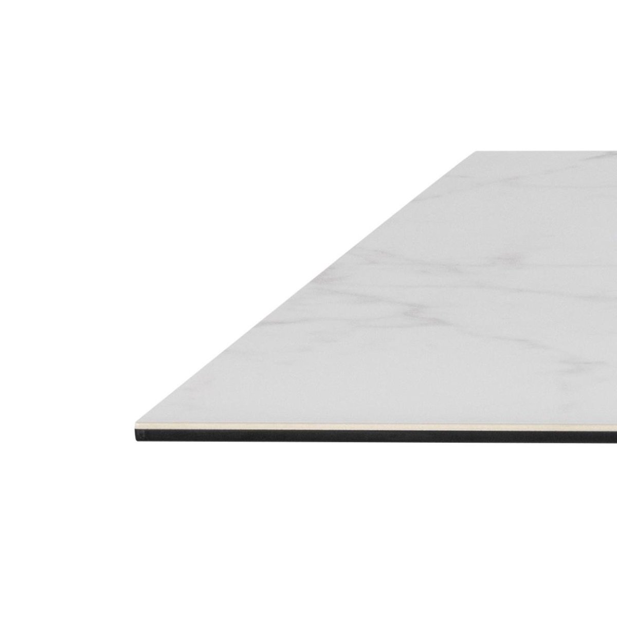 Table de salle à manger rectangulaire en céramique L200 - NEIVA blanc marbre, HELLIN, DEPUIS 1862
