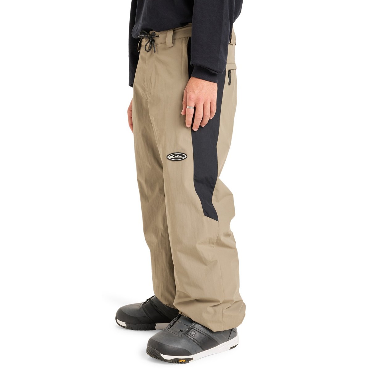 Pantalon de snow technique SNOW DOWN beige fallen rock, QUIKSILVER