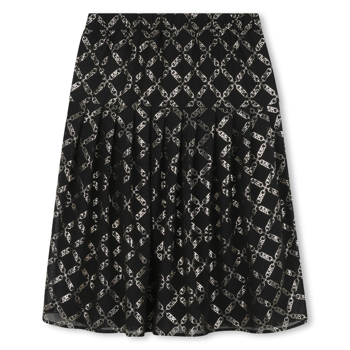 Jupe fluide noir dore, MICHAEL KORS