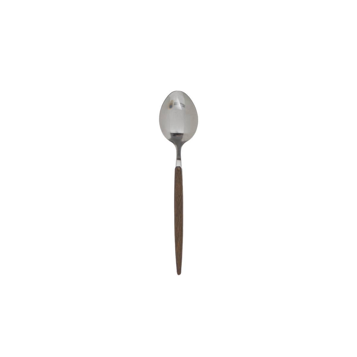 Ménagère 24 pièces en acier inoxydable et manches effet bois AMAZONIE marron, SECRET DE GOURMET