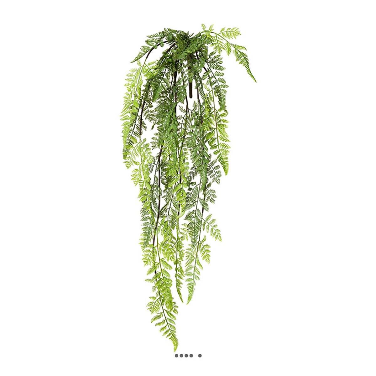 Chute de fougère artificielle L 84 cm l 20 cm v002239, ARTIFICIELLES