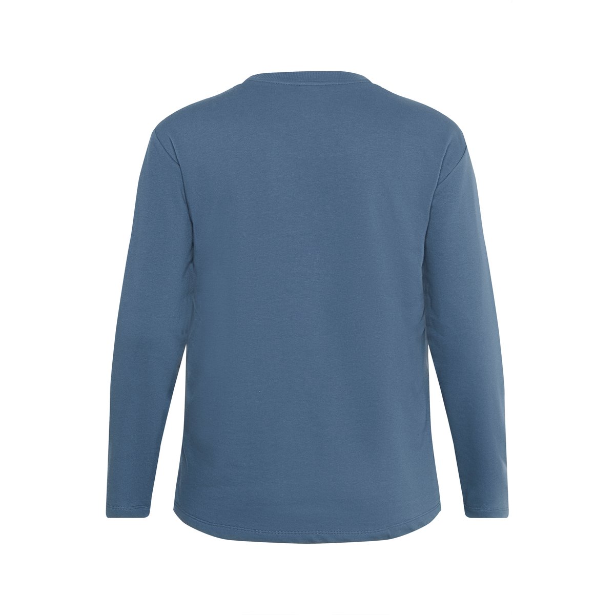Sweatshirt bleu bering sea/club embd., KAFFE CURVE
