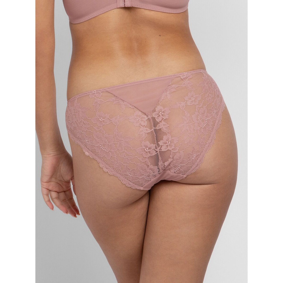 Pack of 2 Emory Lace Briefs pink + beige, DORINA