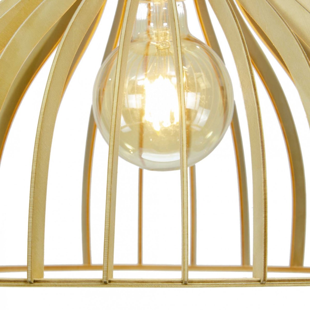 Suspension en bois de peuplier, BISTONE naturel, C-CREATION