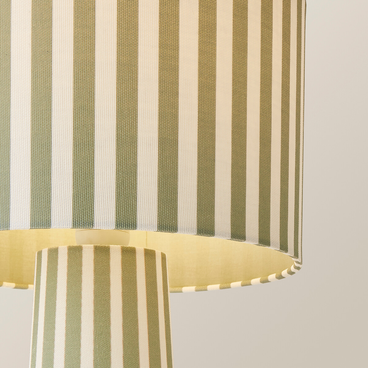 Taylor Stripe Fabric Table Lamp green, ÉDITÉ