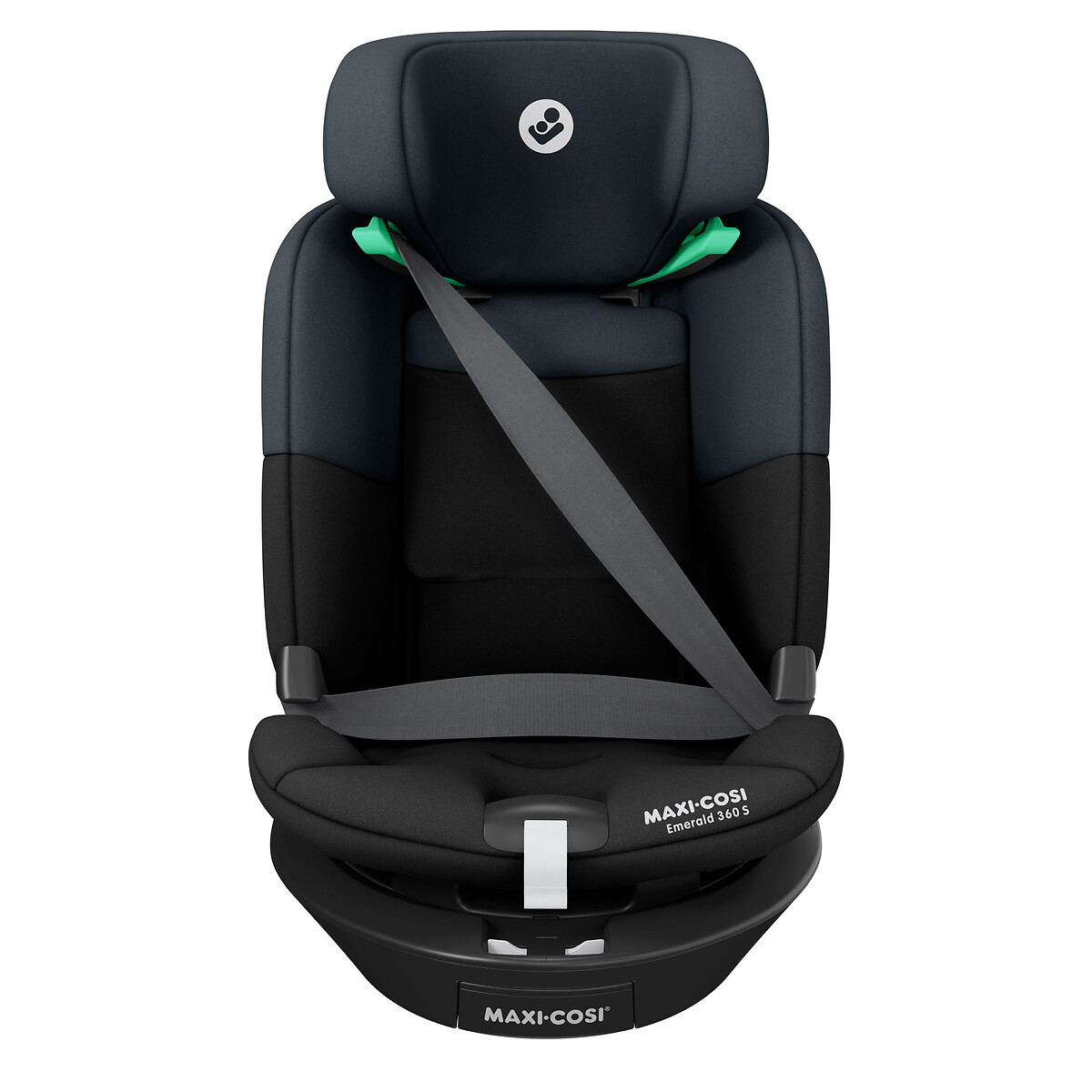 Siège auto pivotant Emerald 360 S, Evolutif, i-Size noir tonal, MAXI COSI