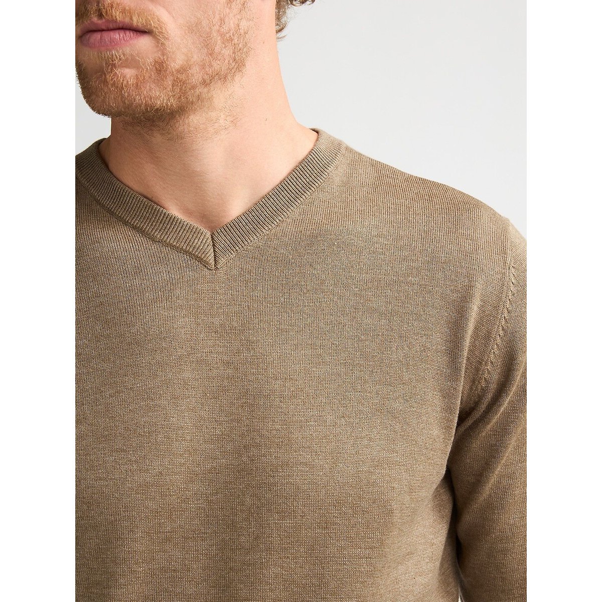 Pull col V beige, PETROL INDUSTRIES