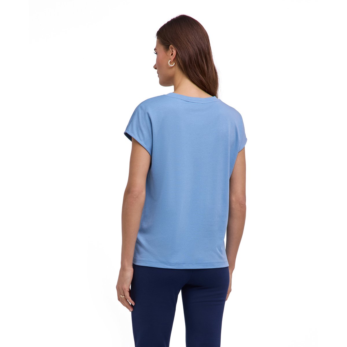 T-Shirt Lyocell Balance sky blue (6876), FALKE
