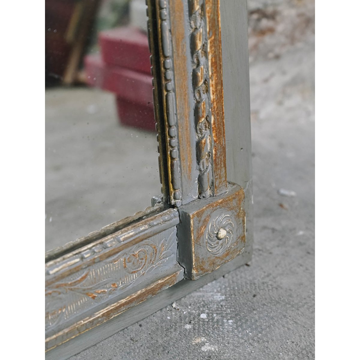 Miroir trumeau Georges N°1412 - Bon état gris, DEBONGOUT