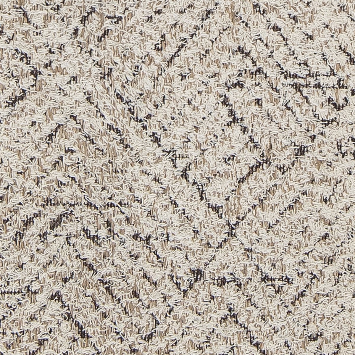 Tapis géométrique naturel en coton - Saxo naturel, BLOOMINGVILLE