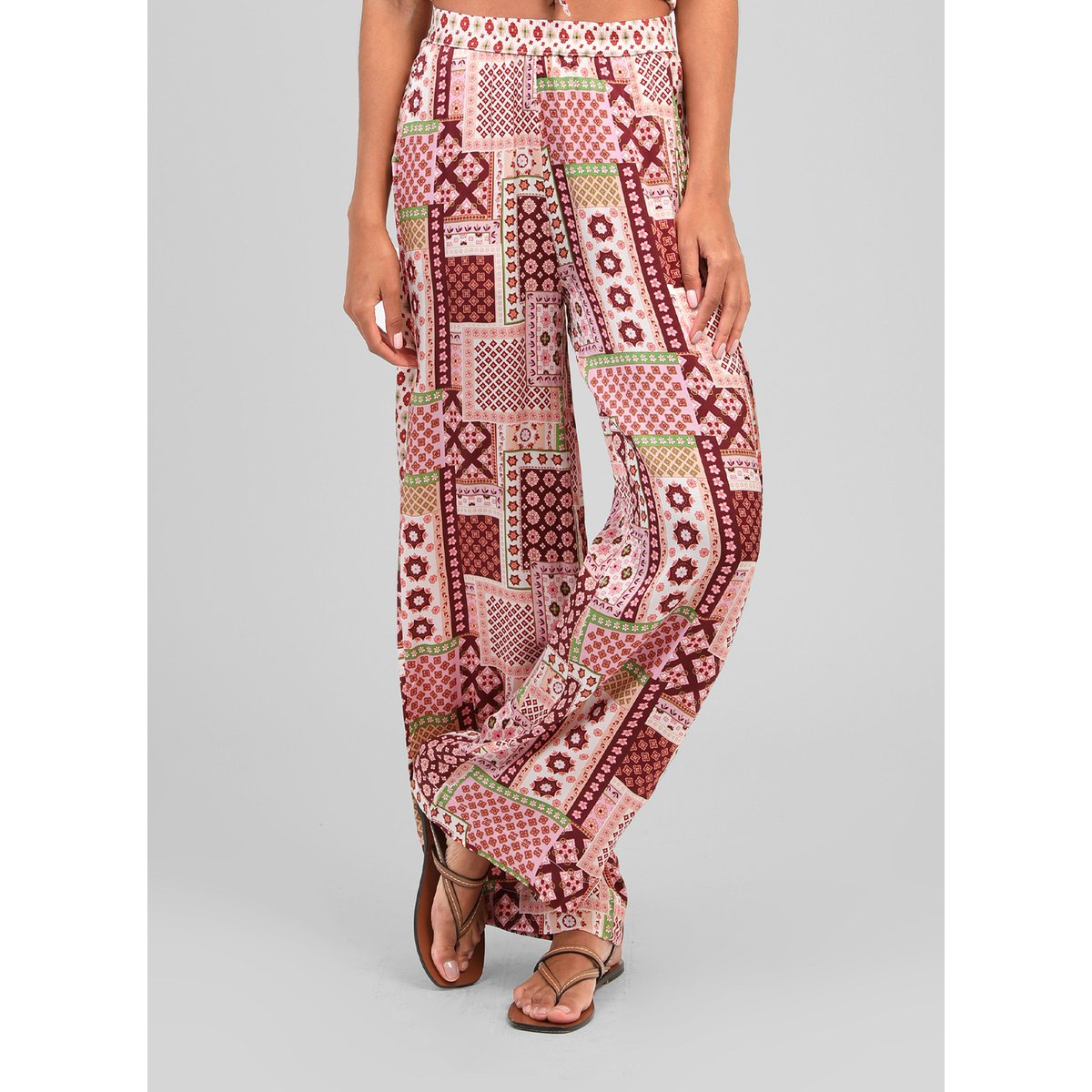 Pantalon PRESLEY patchila bordeaux, AN'GE
