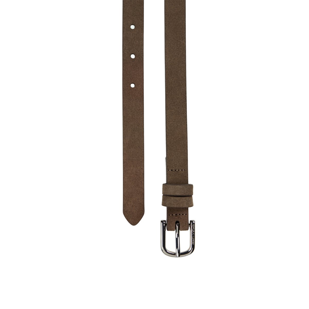Ceinture modèle Cari en cuir velours souple marron, MARC O'POLO