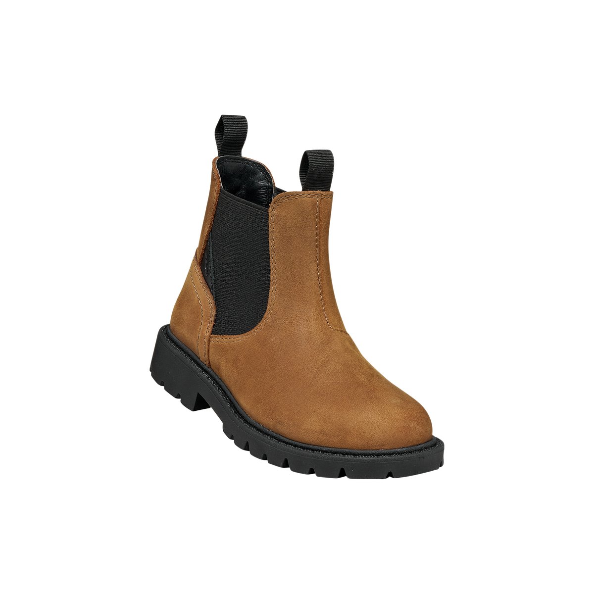Bottines Cuir Shaylax cognac/noir, GEOX