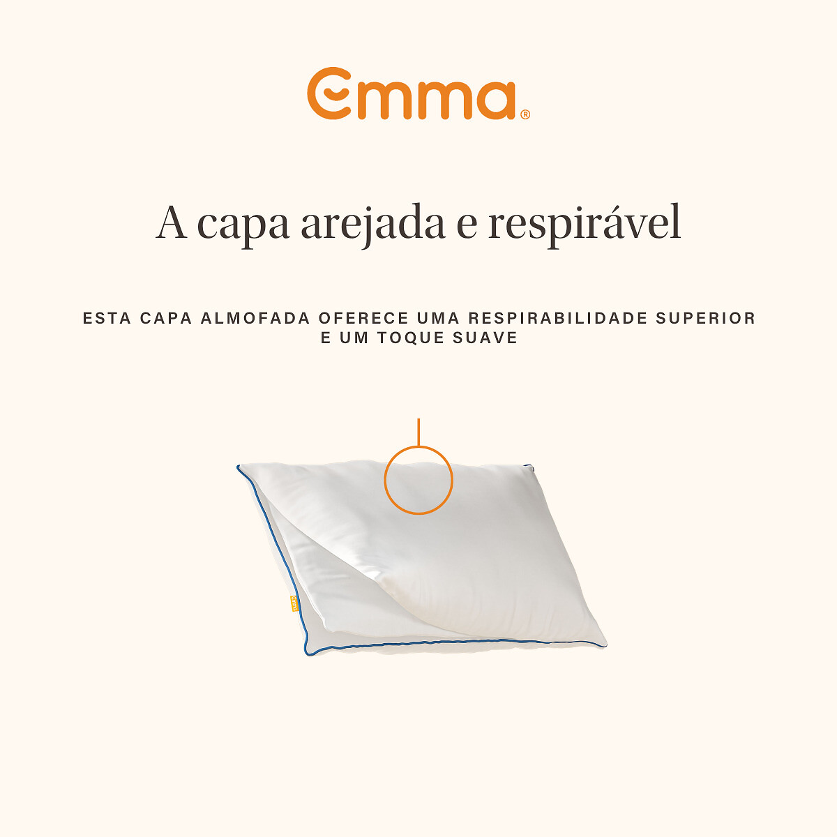 Almofada Emma Original Comfort, Emma branco, EMMA