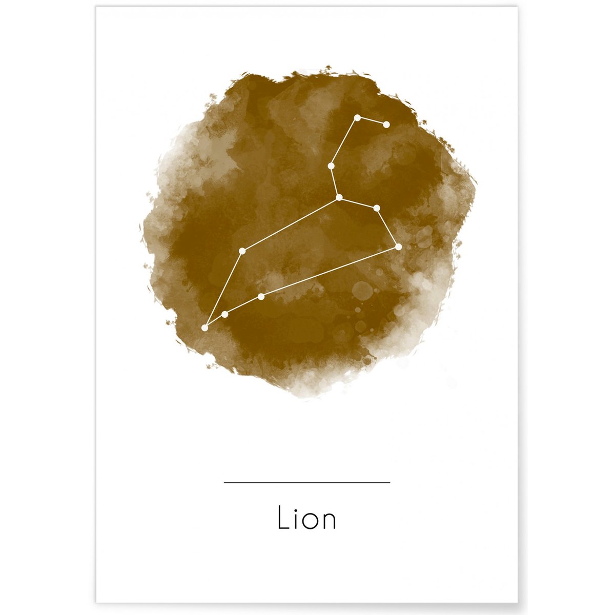 Affiche Lion blanc, L'AFFICHERIE