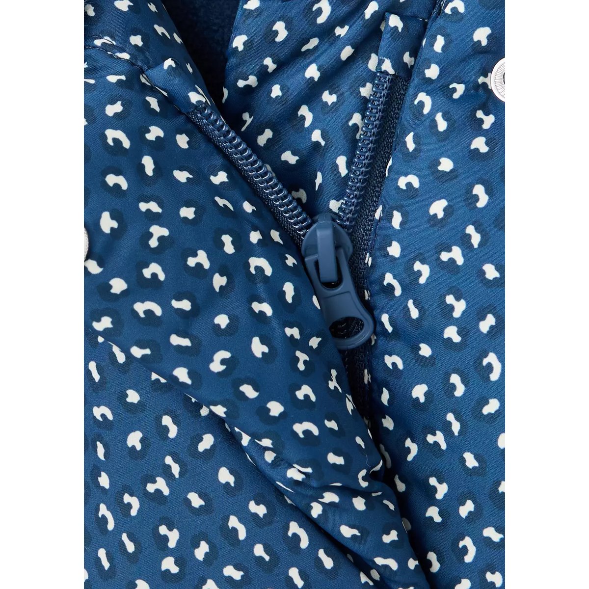 Anorak matelassé imprimé bleu marine, MANGO BABY