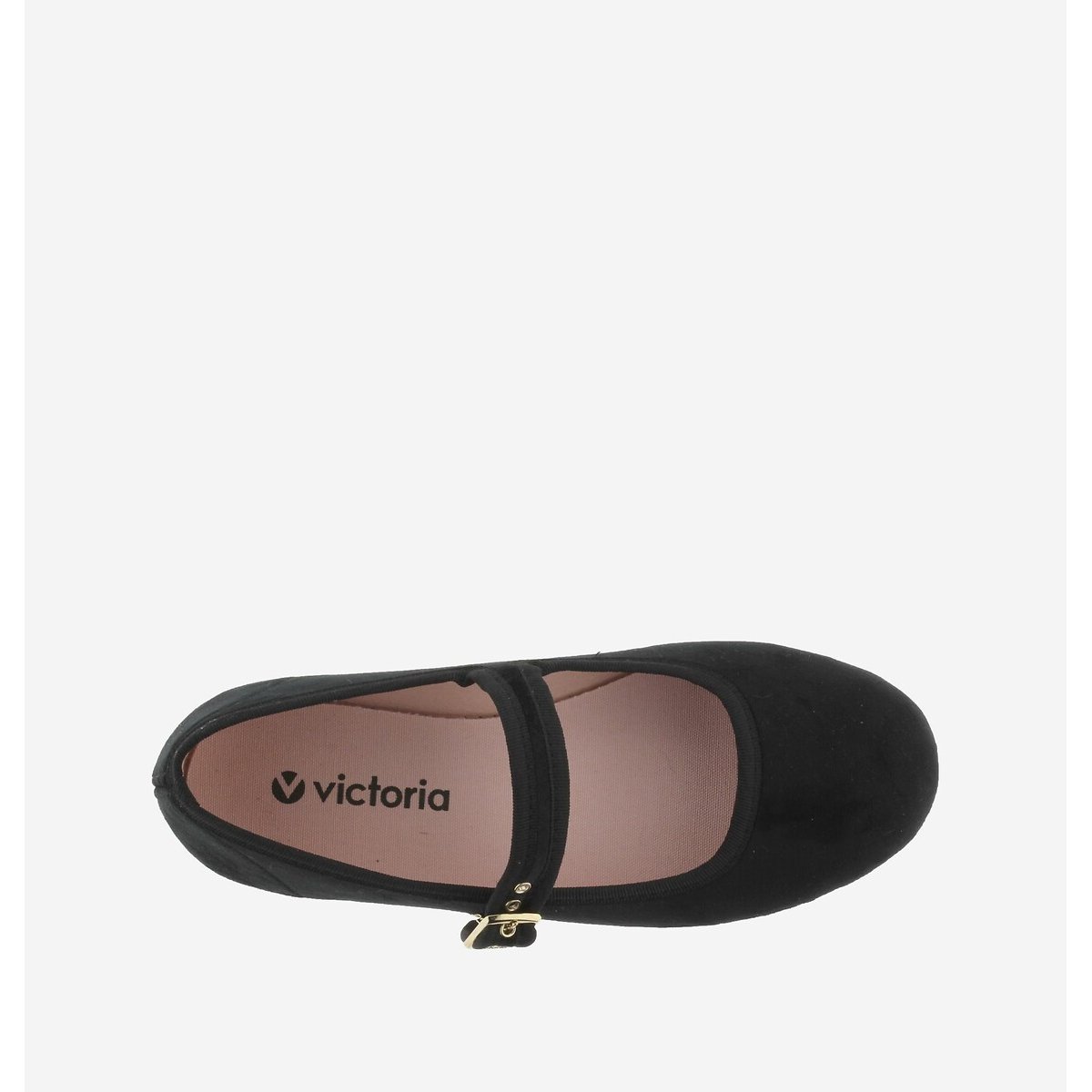 Ballerines talon plat noir, VICTORIA