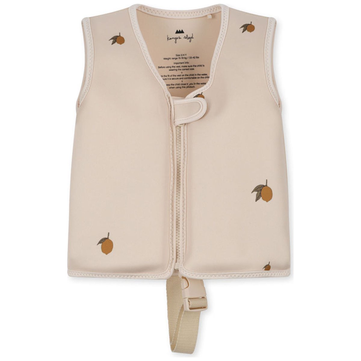 Gilet de natation couleur unique, KONGES SLOJD