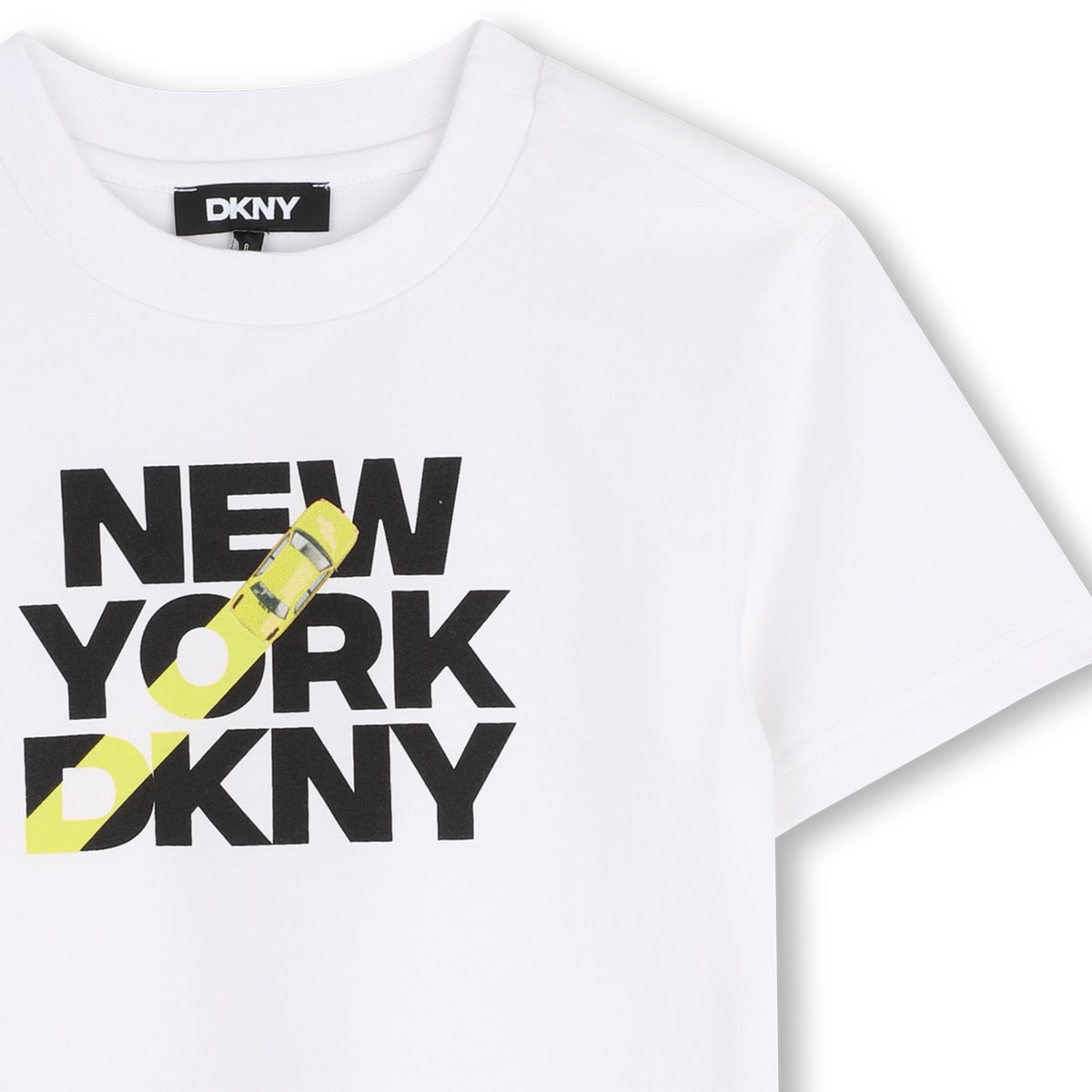 Tee-shirt manches courtes blanc, DKNY