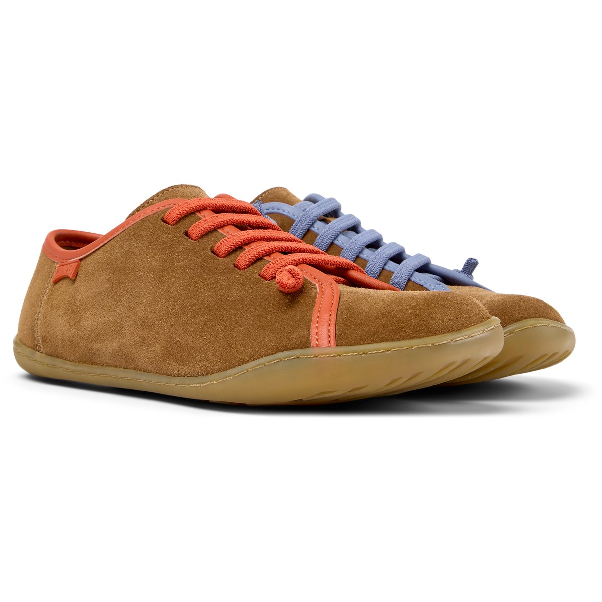 Baskets G3D Peu Cami Twins cuir marron moyen, CAMPER