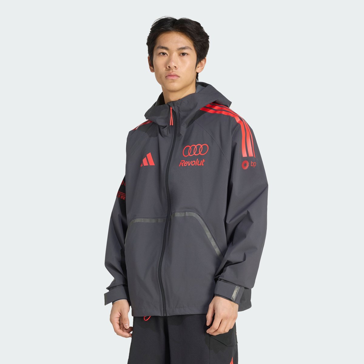 Veste De Pluie Audi Revolut F1 Team Mechanics Veste De Pluie Audi Revolut F1 Team Mechanics utility black / hi-res red, adidas Performance