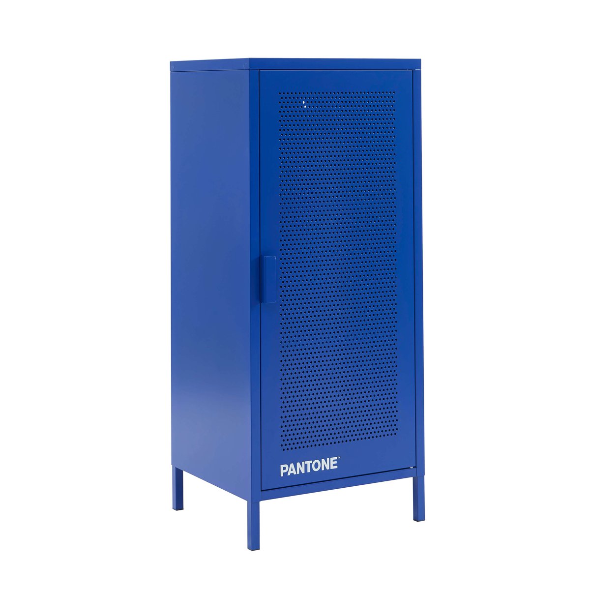 Caisson de bureau en acier bleu électrique, PANTONE