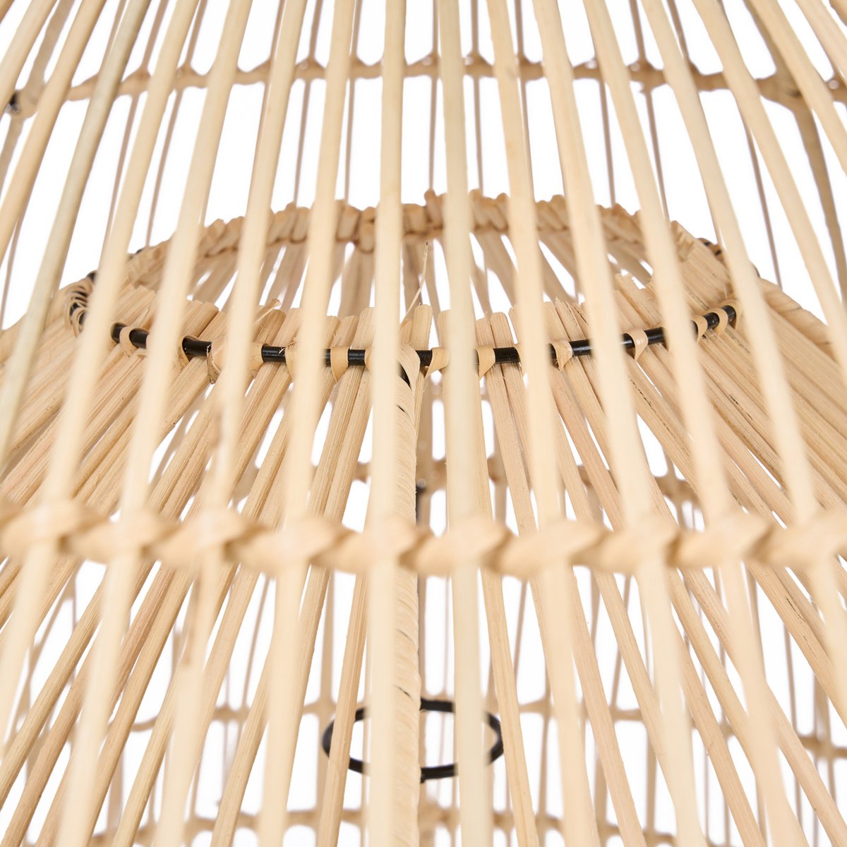 Suspension en rotin MATCHA WHISK beige, BAZAR BIZAR