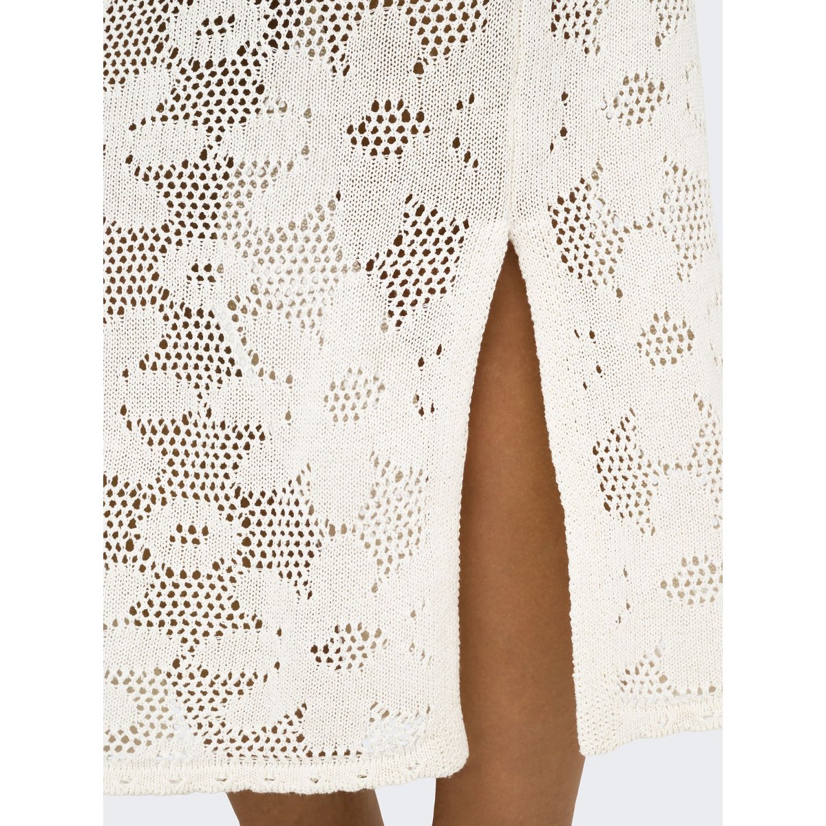 Jupe En Maille cloud dancer, ONLY