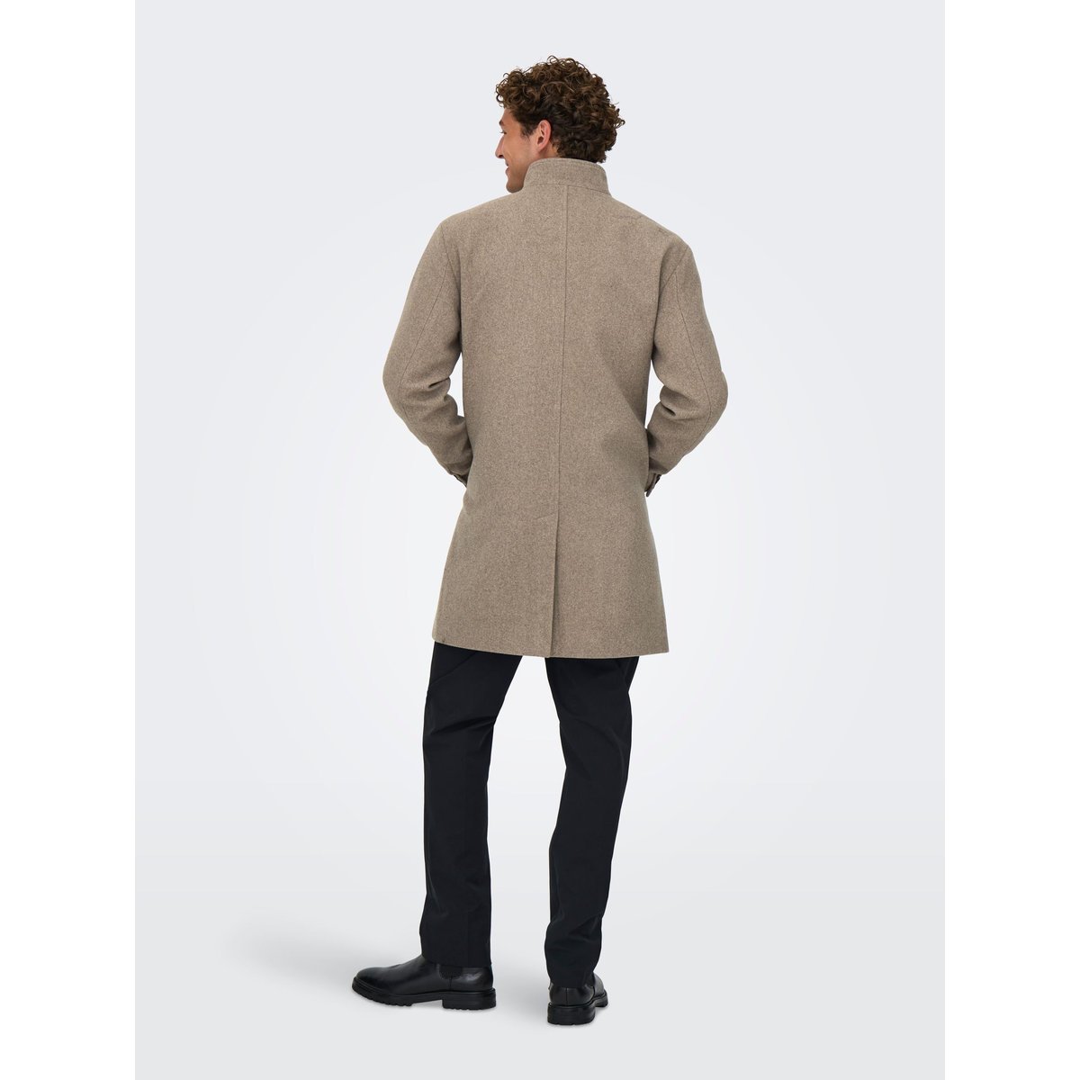 Manteau greige, ONLY & SONS