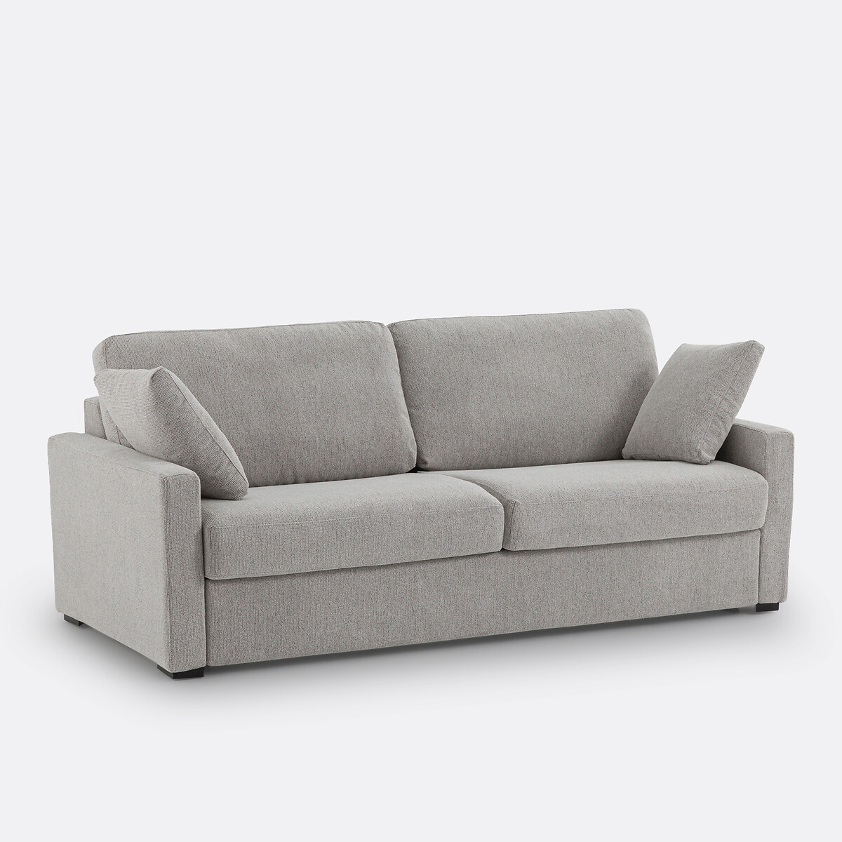 Canapé convertible 2, 3 ou 4 places, mousse, en tissu texturé chiné, TIMOR ecru, LA REDOUTE INTERIEURS