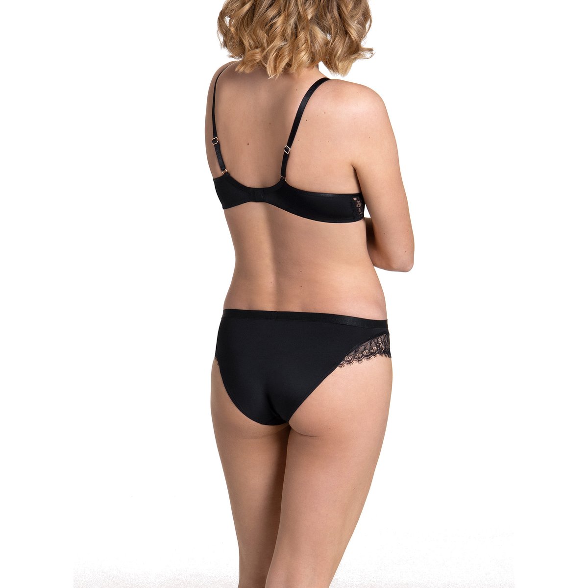Culotte ROSE noir, LISCA