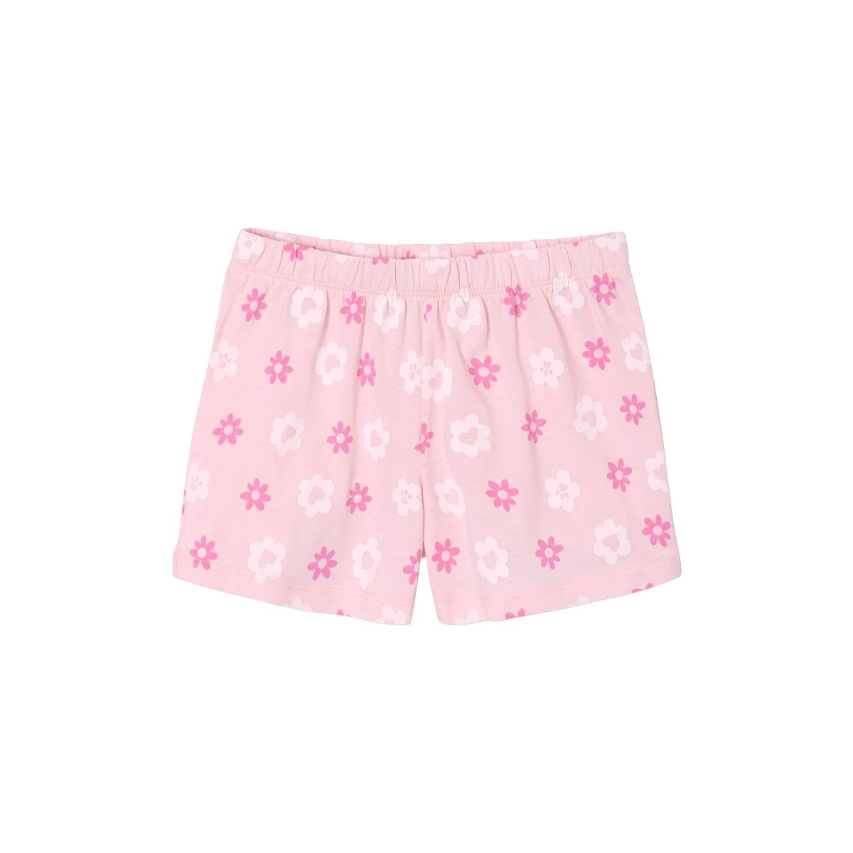 Pyjashort manches courtes rose pâle, VERTBAUDET