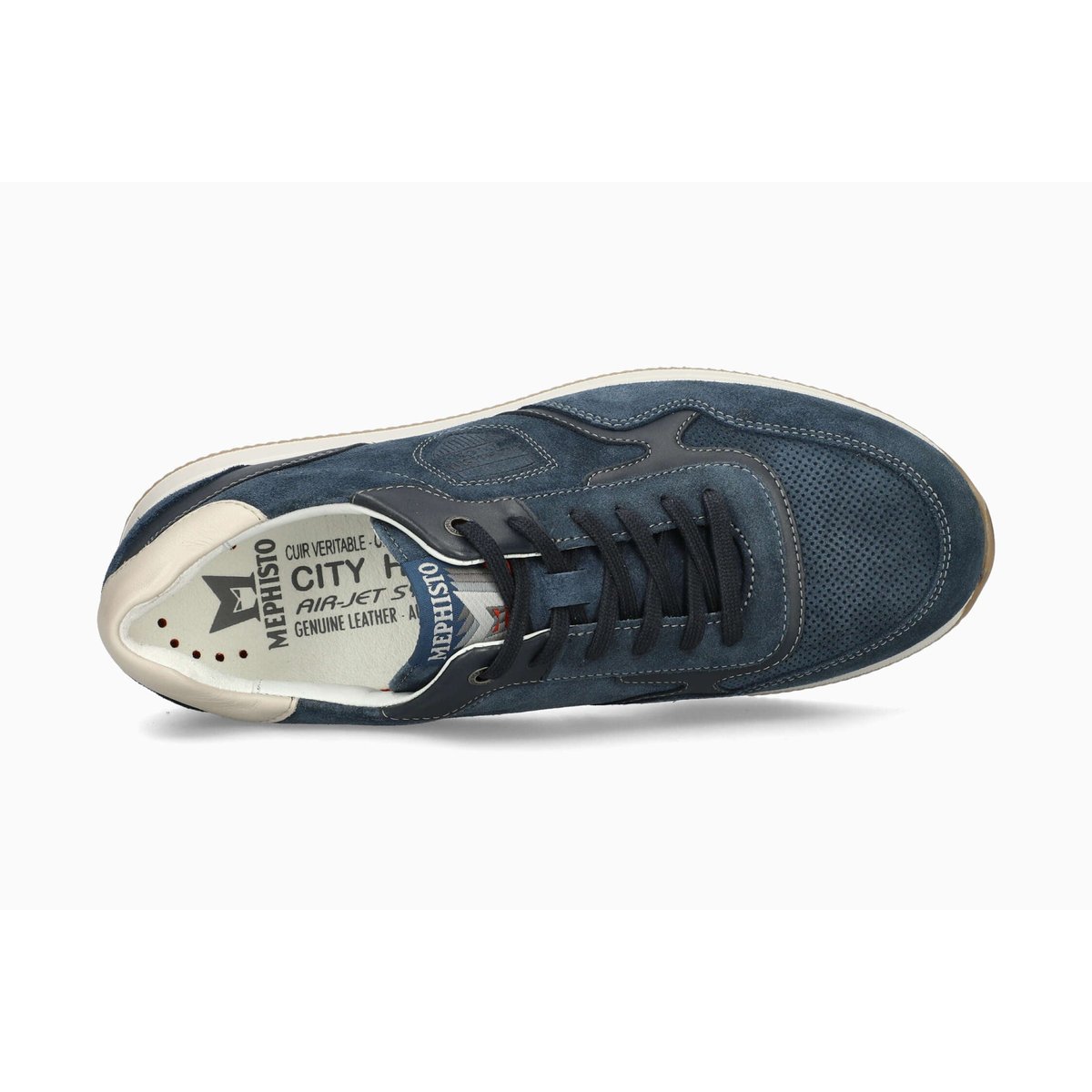 Baskets en cuir GARCIA violet mulberry 514, MEPHISTO