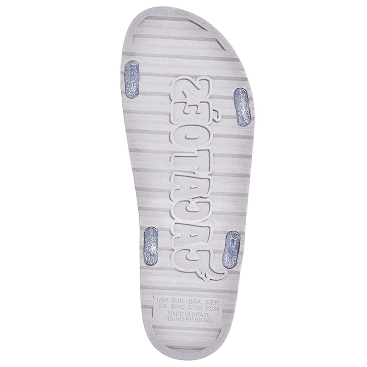 Sandales plates Femme MANAUS JELLYA - Argent - 37/38 argent, CACATOES