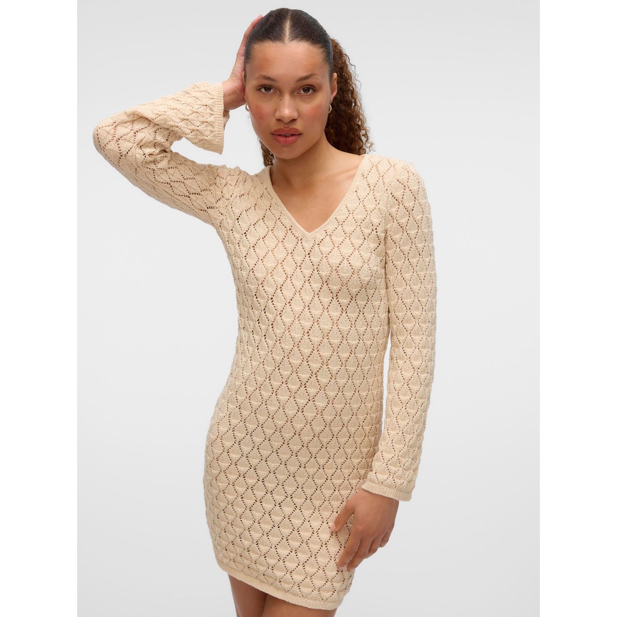 Robe En Maille birch, VERO MODA