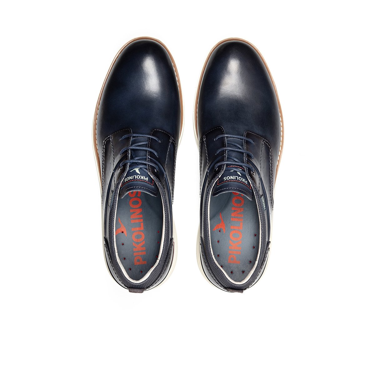 Chaussures à lacets cuir Manacor blue, PIKOLINOS