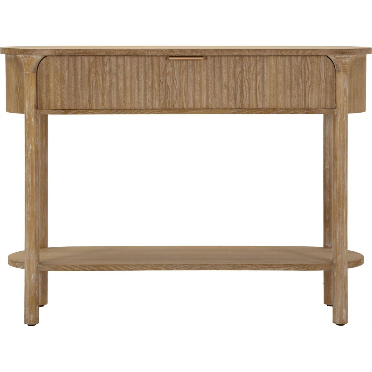 Console en sapin et fer avec tiroir MODERN bois naturel, RECOLLECTION