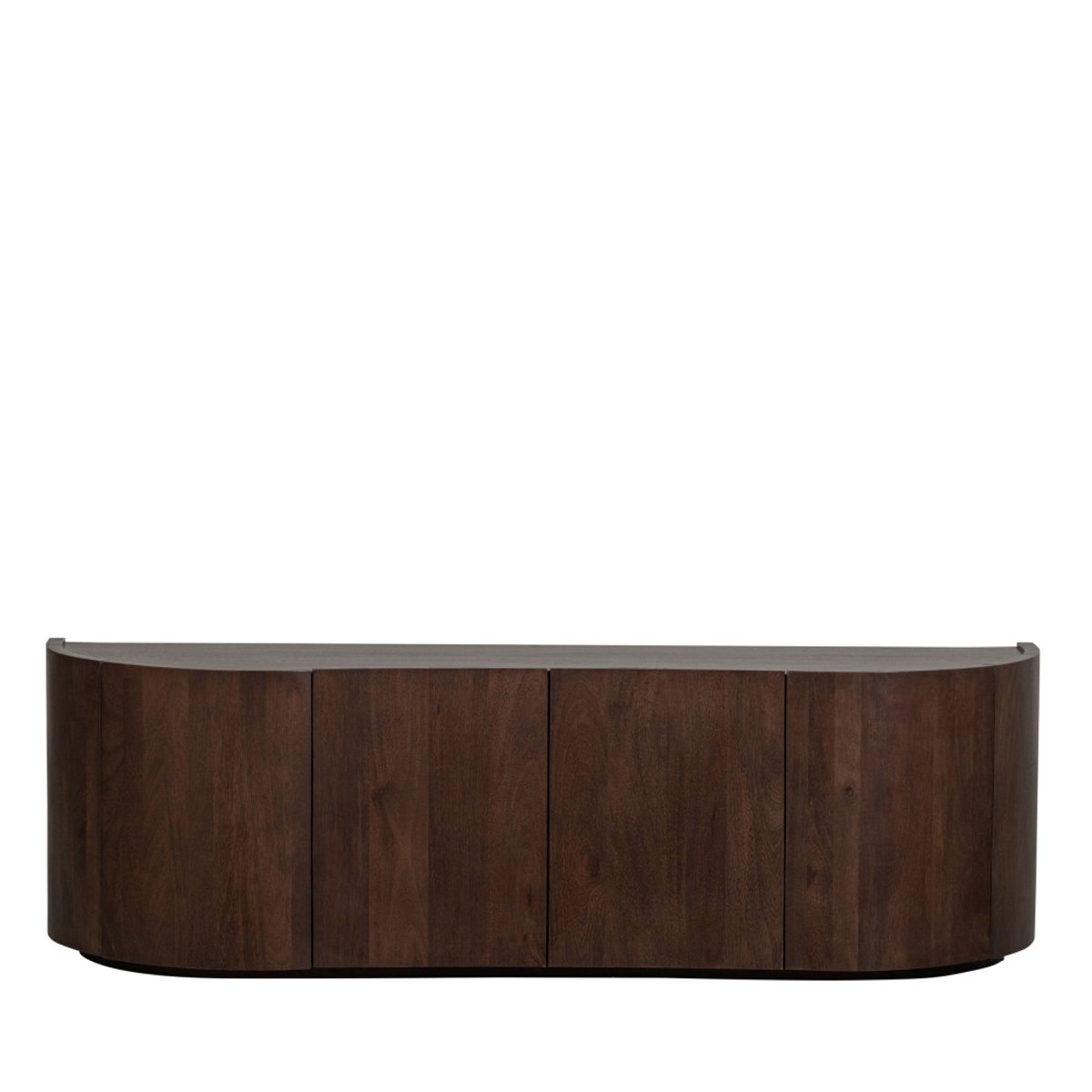Buffet 4 portes en bois de manguier SENSE bois foncé, WOOOD