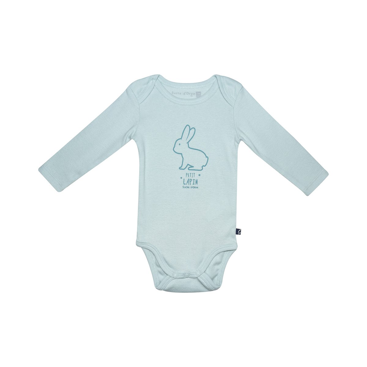 Lot de 3 bodies paulus manches longues vert, SUCRE D'ORGE