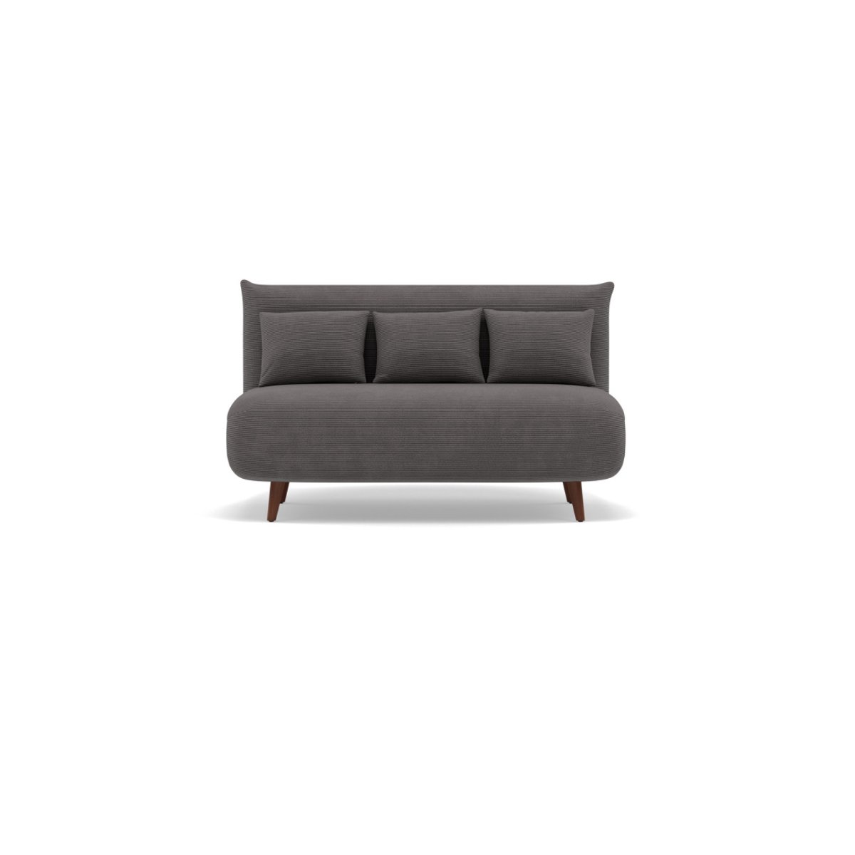 Banquette convertible clic-clac 2 places, LUMI gris, BEST MOBILIER