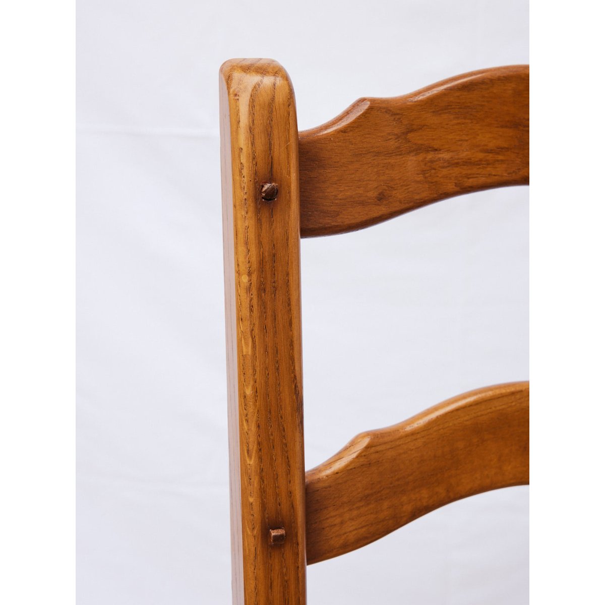 Lot de 6 chaises en chêne et paille Claude N°1422 - Bon état bois clair, DEBONGOUT
