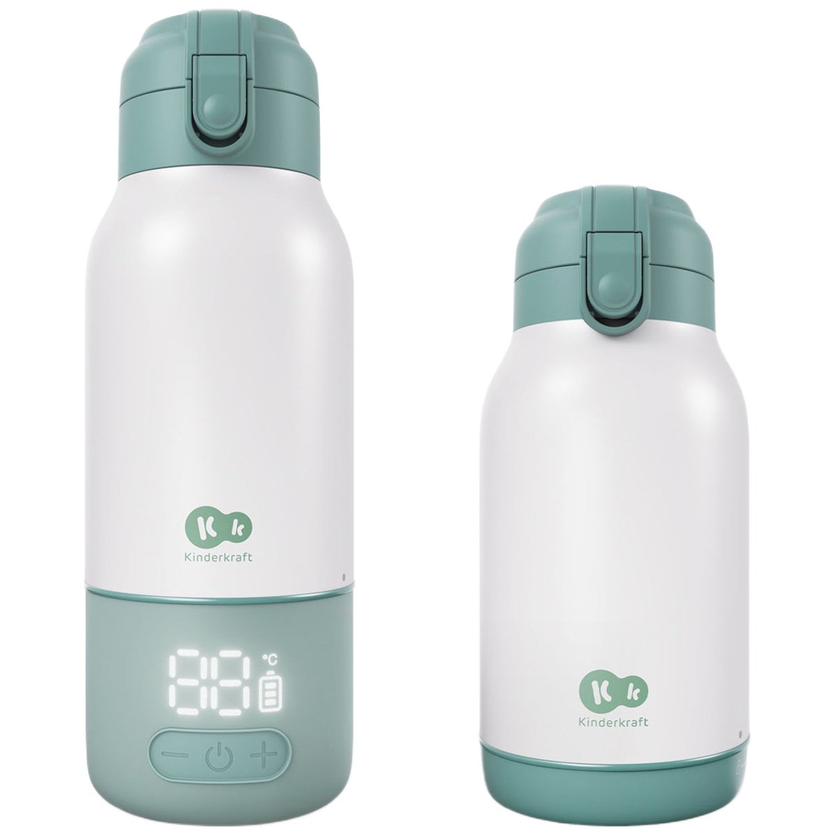 Chauffe-biberon nomade 2 en 1 Gaja blanc, vert, KINDERKRAFT