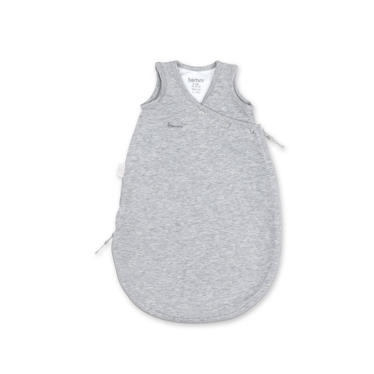 Gigoteuse sans manches été - TOG 0.5 Jersey d’été mix grey, BEMINI