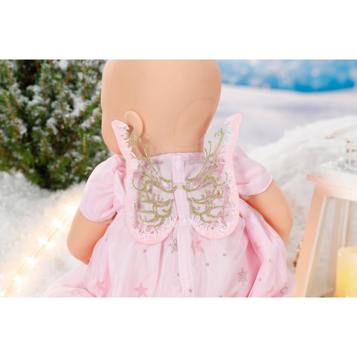 Baby Annabell Robe de Noël 43 cm rose, ZAPF CREATION